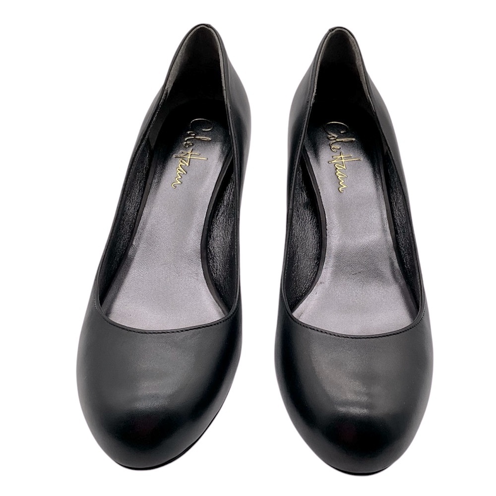 Cole Haan Air Lainey Black Leather Pump Heels D3912 Size 7B - Picture 4 of 8